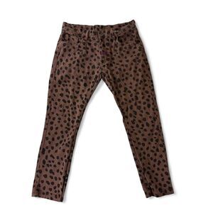 PLEASURES Rare Dalmatian Jeans in Brown sz 32